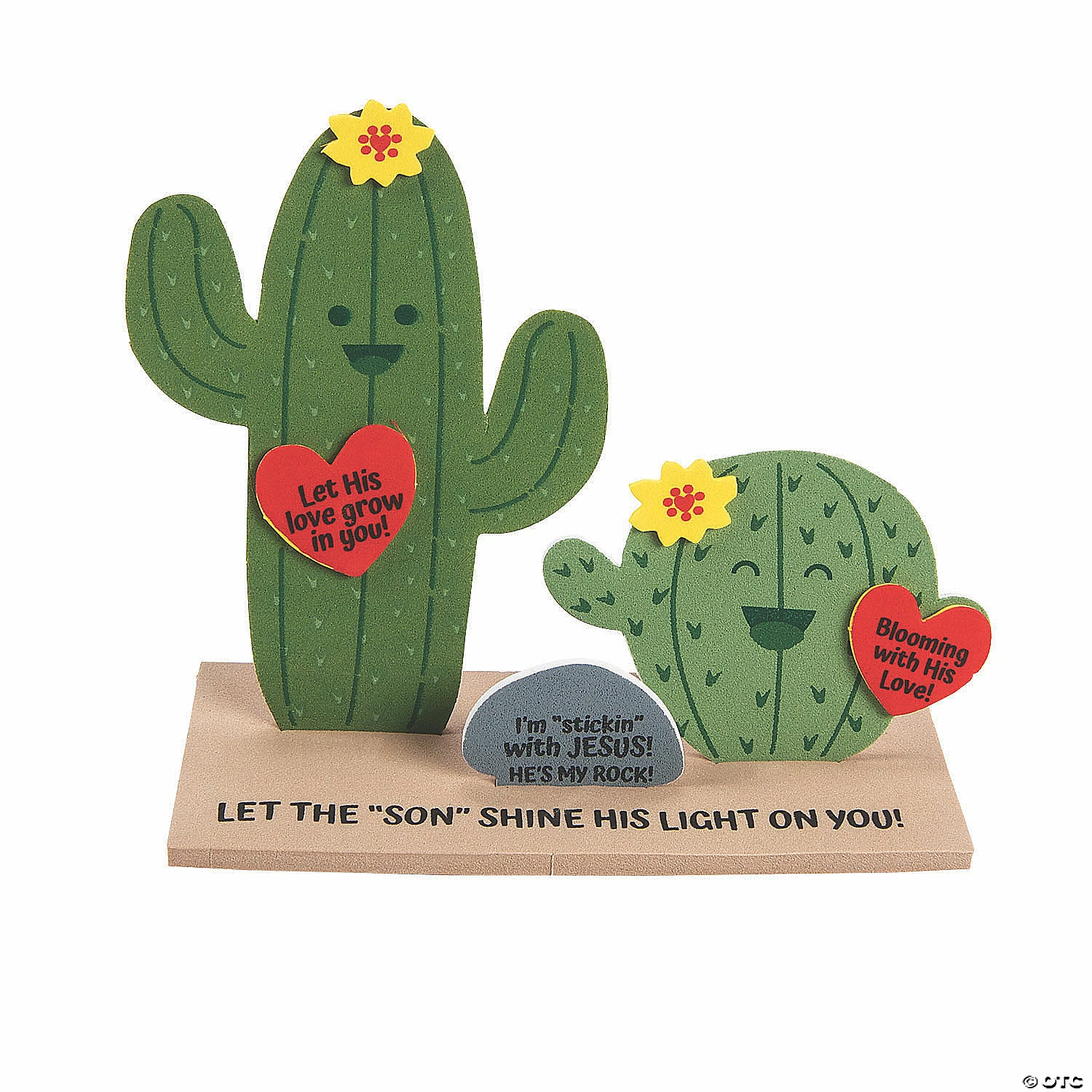Brand new π 3D Let His Love Grow Cactus Stand-Up Craft Kit - Makes 12 β 3 Brand new π 3D Let His Love Grow Cactus Stand-Up Craft Kit - Makes 12 β