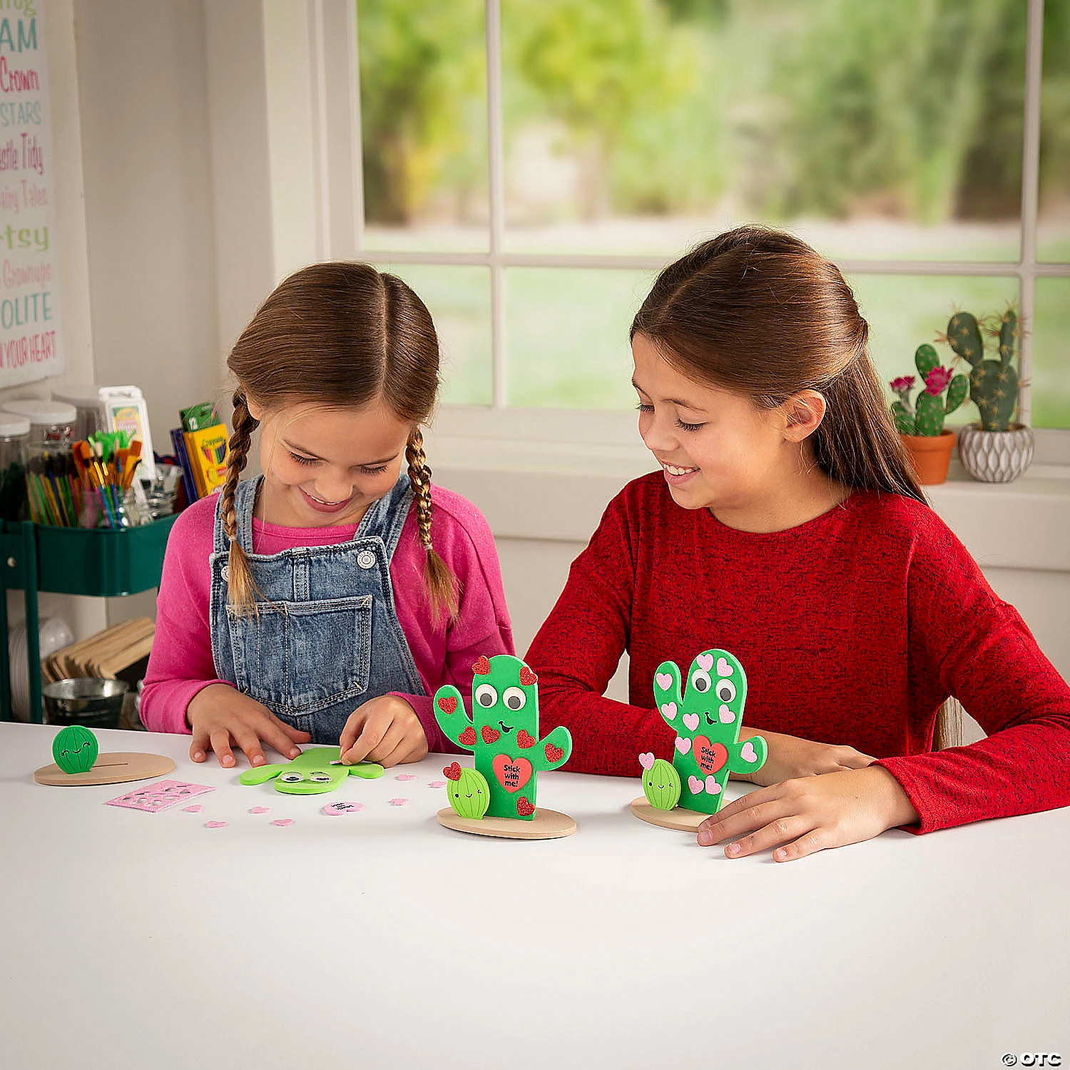 New 🧨 3D Valentine Cactus Craft Kit - Makes 12 ❤️ 6 New 🧨 3D Valentine Cactus Craft Kit - Makes 12 ❤️ - Image 4