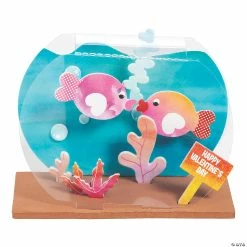 New π€© 3D Valentine Fishbowl Craft Kit - Makes 12 π