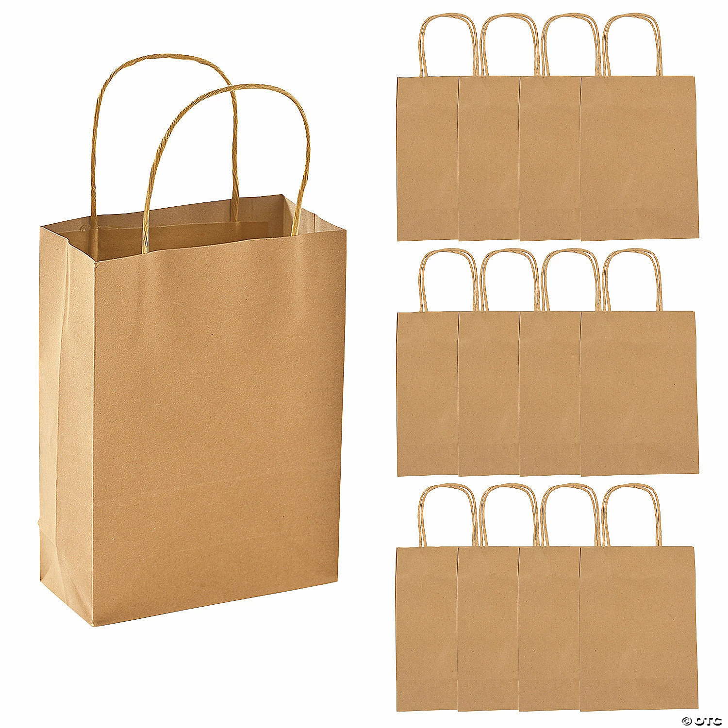 Discount ๐คฉ 6 1/2" x 9" Medium Kraft Paper Gift Bags - 12 Pc. ๐ 3 Discount ๐คฉ 6 1/2" x 9" Medium Kraft Paper Gift Bags - 12 Pc. ๐