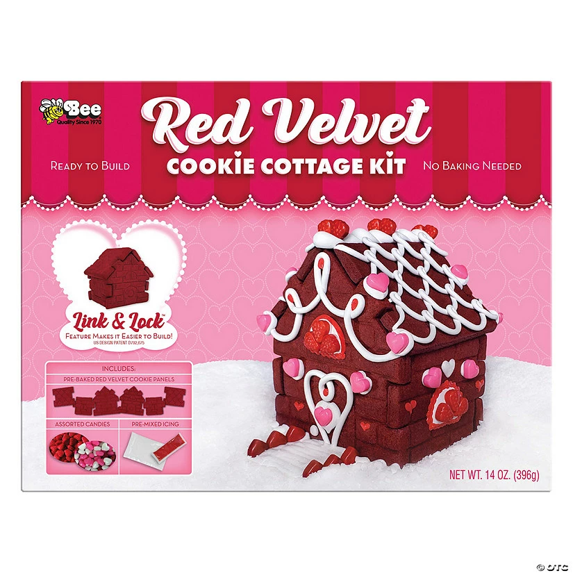 Discount 🔥 Bee® Red Velvet Cookie Cottage Kit - Makes 1 😍 3 Discount 🔥 Bee® Red Velvet Cookie Cottage Kit - Makes 1 😍