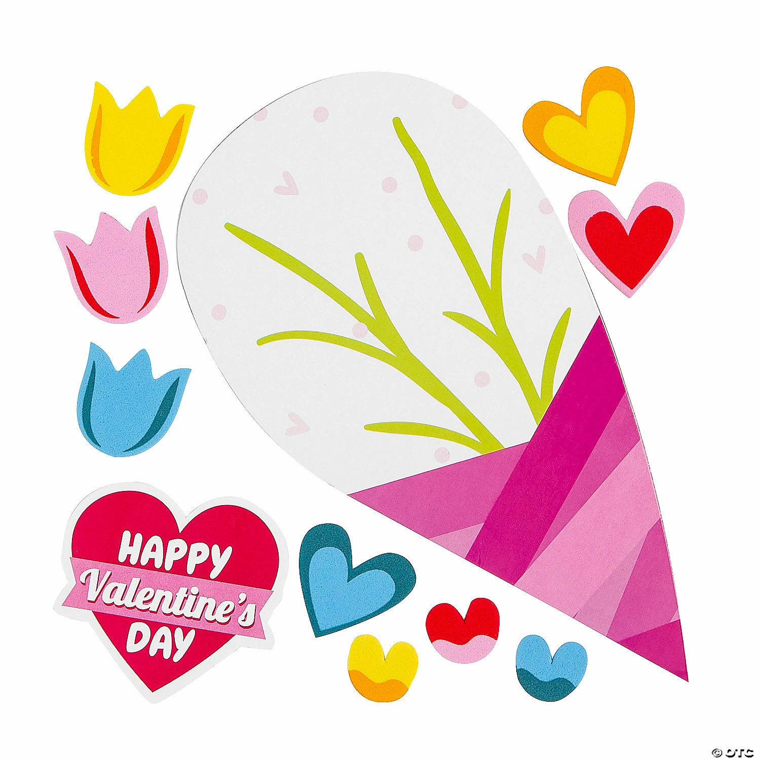 Deals 😉 Bouquet Valentine’s Day Card Craft Kit - Makes 12 🔔 4 Deals 😉 Bouquet Valentine’s Day Card Craft Kit - Makes 12 🔔 - Image 2