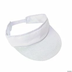 Deals 😉 Bulk DIY White Cotton Visors - 48 Pc. 🎉