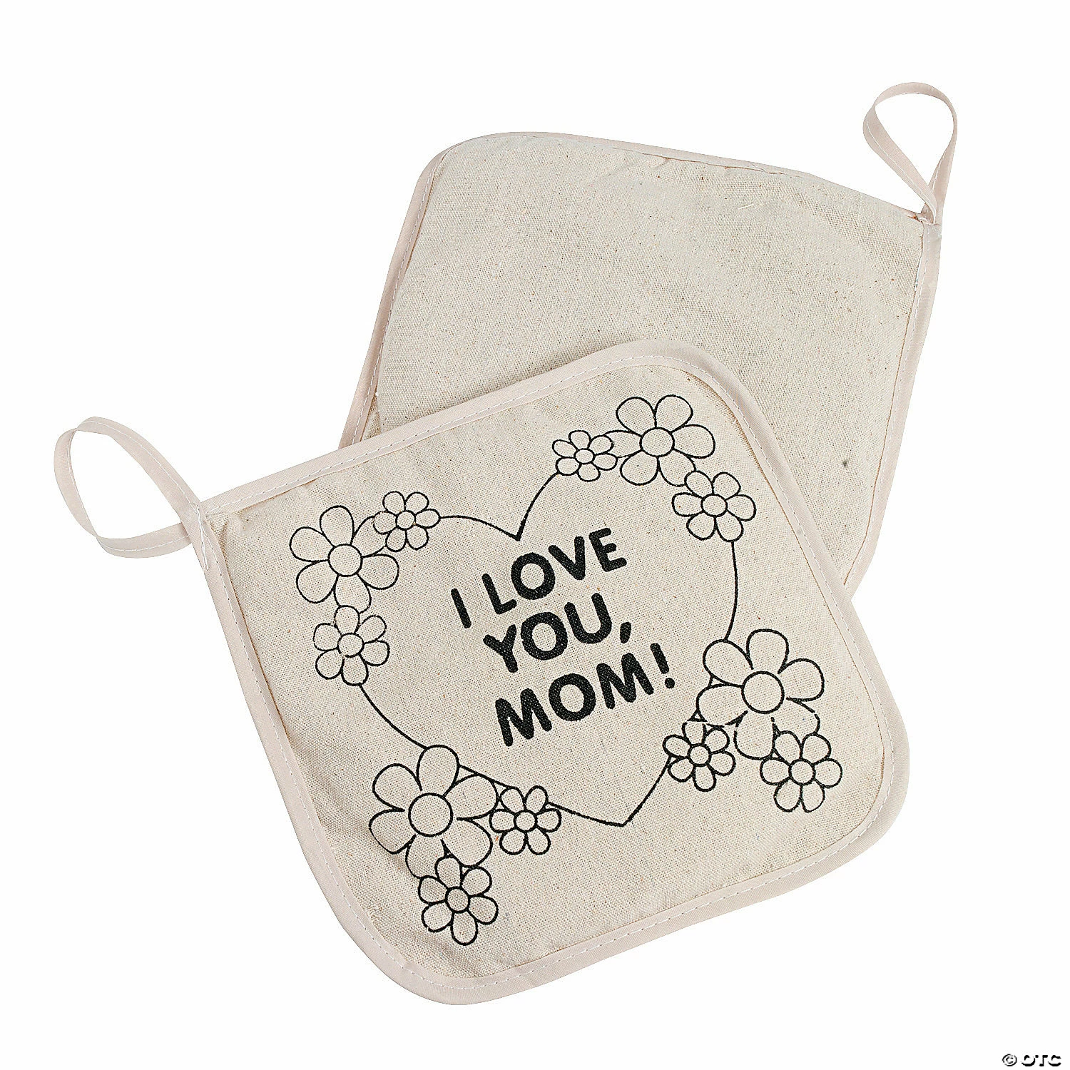 Brand new 🧨 Color Your Own Canvas Mom Pot Holders - 12 Pc. 🧨 4 Brand new 🧨 Color Your Own Canvas Mom Pot Holders - 12 Pc. 🧨 - Image 2