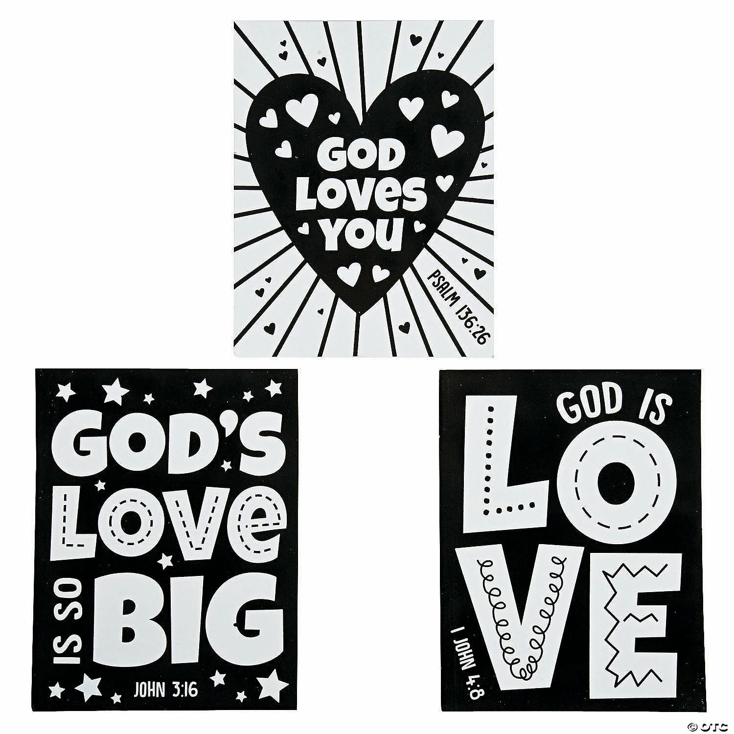 Best deal ⌛ Color Your Own God’s Love Fuzzy Posters - 24 Pc. ⌛ 3 Best deal ⌛ Color Your Own God’s Love Fuzzy Posters - 24 Pc. ⌛
