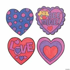 Crafts for Kids Sales -Crafts for Kids Sales color your own heart magnets 12 pc 13719879 a01