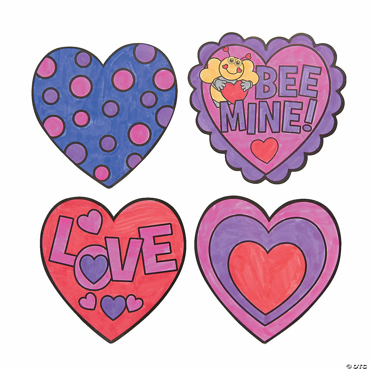 Cheapest π Color Your Own Heart Magnets - 12 Pc. π 4 Cheapest π Color Your Own Heart Magnets - 12 Pc. π - Image 2