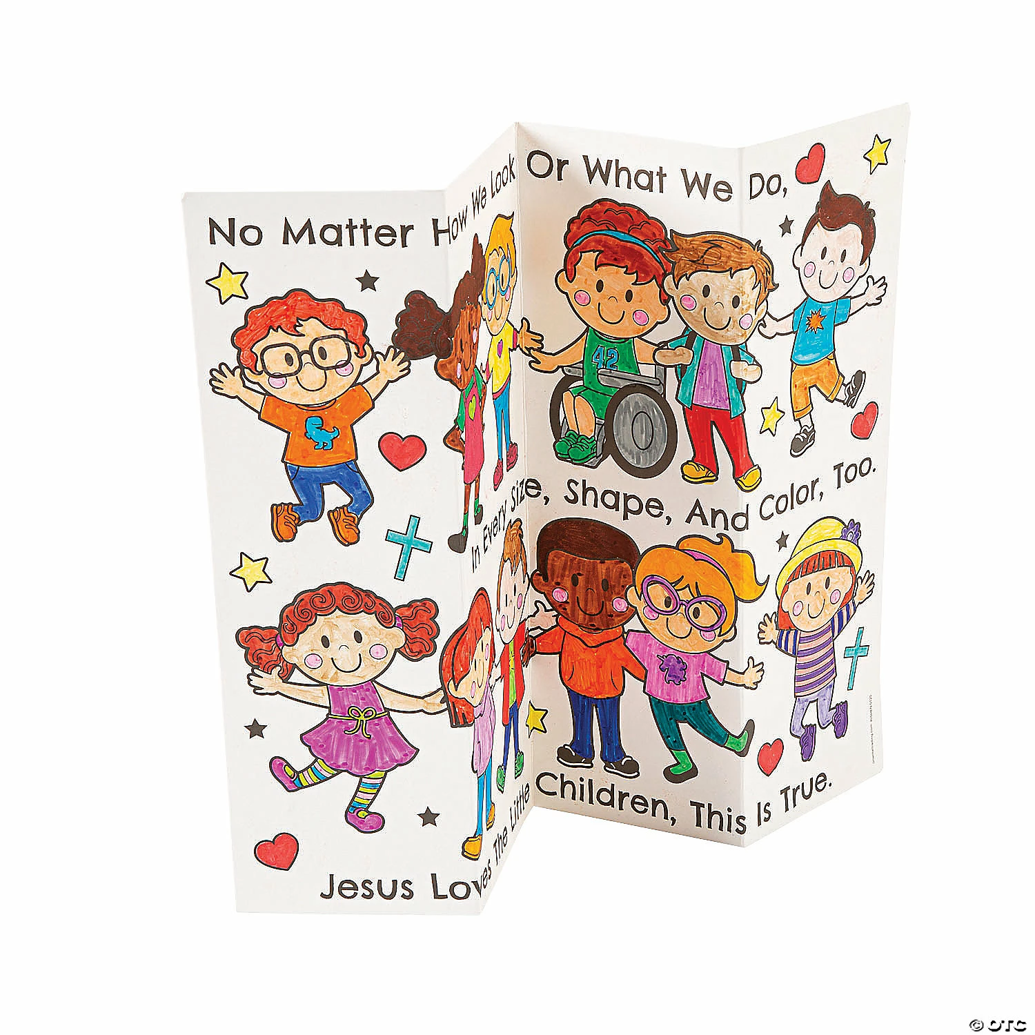 Best reviews of ⭐ Color Your Own Jesus Loves the Children Accordion Cards - 12 Pc. ⌛ 4 Best reviews of ⭐ Color Your Own Jesus Loves the Children Accordion Cards - 12 Pc. ⌛ - Image 2