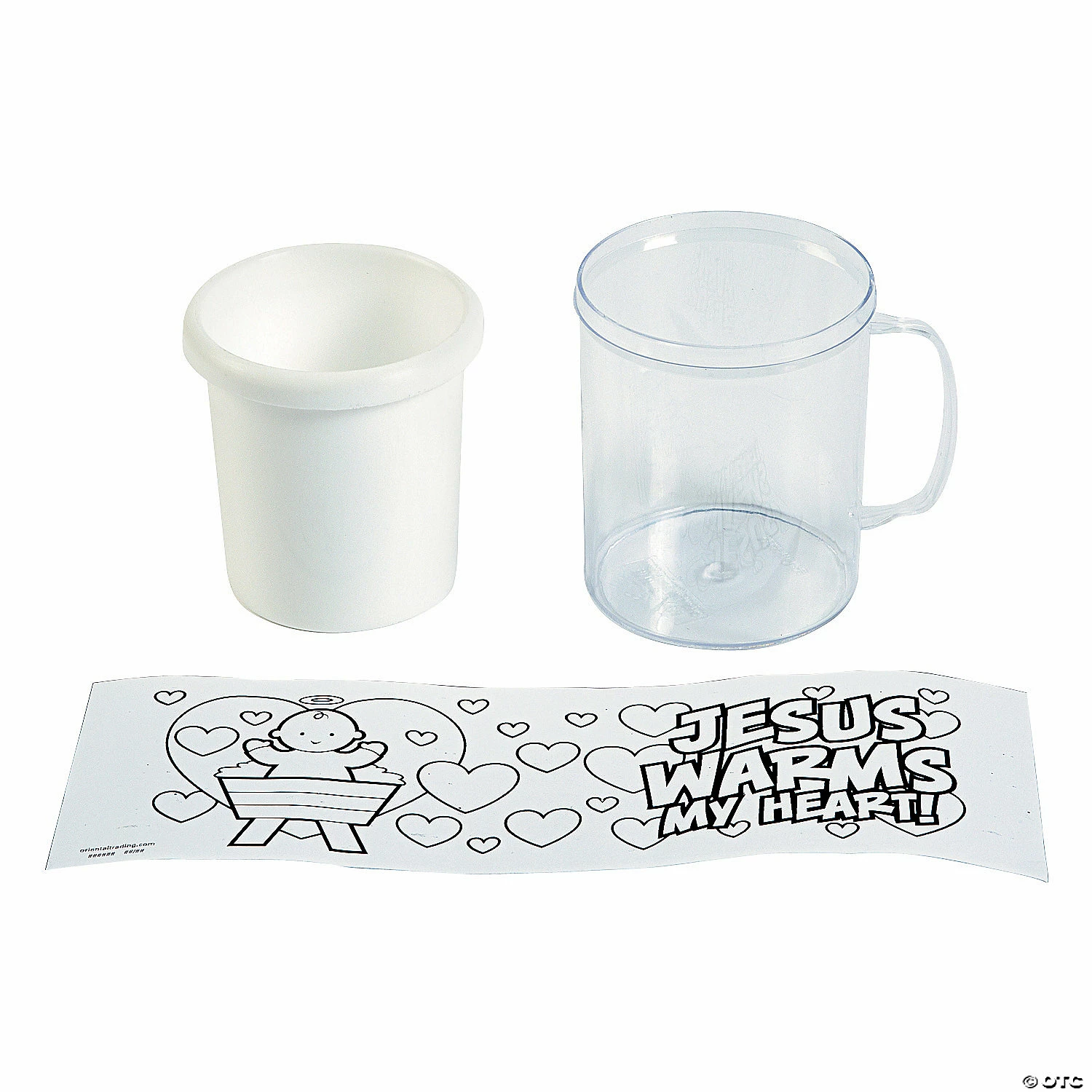 Best Pirce ๐ Color Your Own Jesus Warms the Heart Plastic Mugs - 12 Pc. ๐ 5 Best Pirce ๐ Color Your Own Jesus Warms the Heart Plastic Mugs - 12 Pc. ๐ - Image 3