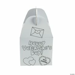 Best reviews of 🎁 Color Your Own Valentine Boxes - 12 Pc. 🔔 -Crafts for Kids Sales color your own valentine boxes 12 pc 48 9155 a02