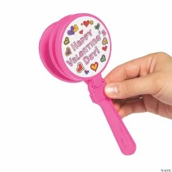 Budget 🎁 Color Your Own Valentine Clappers - 12 Pc. ✔️ -Crafts for Kids Sales color your own valentine clappers 12 pc 13942329 a02