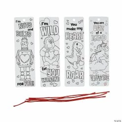 Flash Sale π Color Your Own Valentineβs Day Bookmarks - 12 Pc. π―