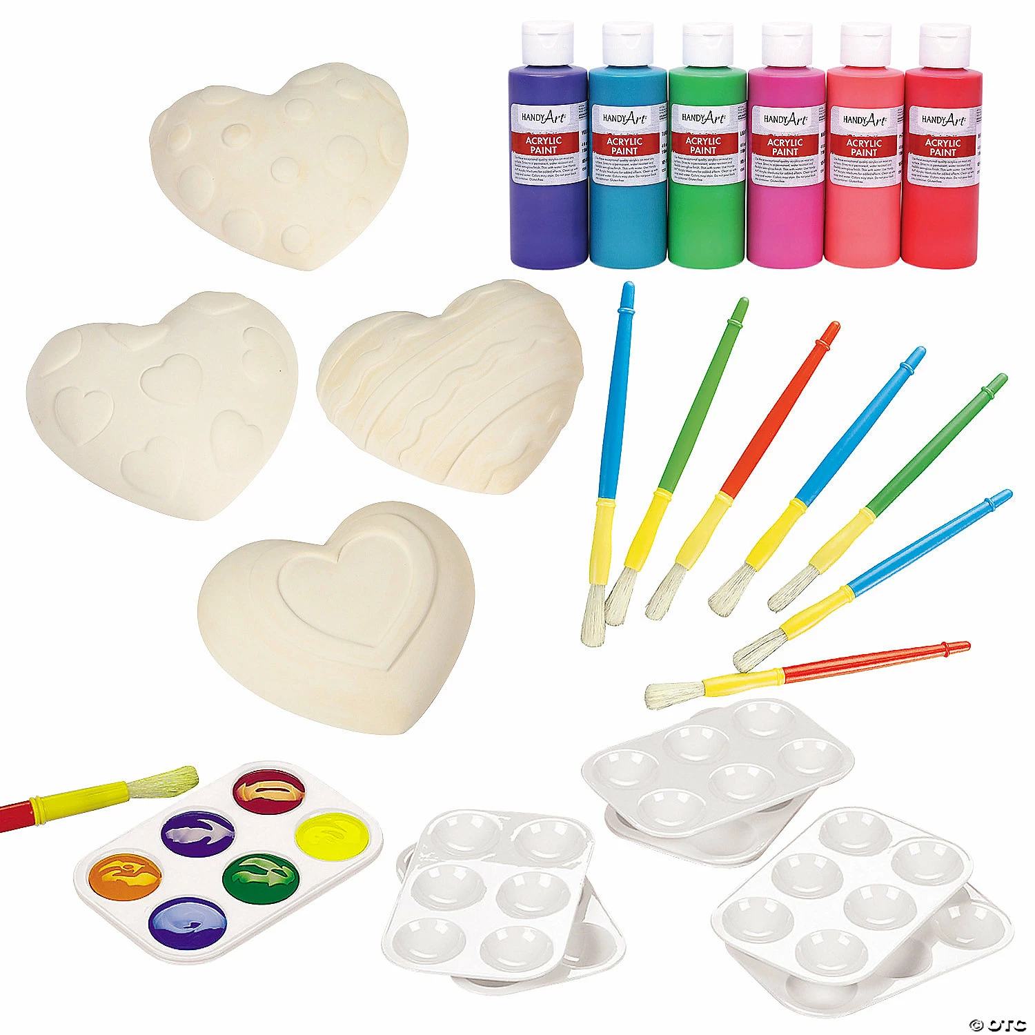 Discount ๐ DIY Ceramic Heart Valentine Kit - Makes 12 โจ 3 Discount ๐ DIY Ceramic Heart Valentine Kit - Makes 12 โจ