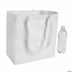 Best reviews of π DIY Large Shopper Totes - 12 Pc. π
