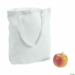 Best deal โจ DIY Large White Canvas Tote Bags - 6 Pc. ๐ฅ