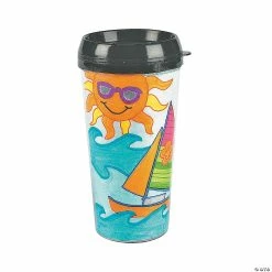 Wholesale ๐ DIY Travel Mugs - 6 Ct. ๐ 8 Wholesale ๐ DIY Travel Mugs - 6 Ct. ๐ -Crafts for Kids Sales diy travel mugs 6 ct 57 9510 a01