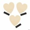 Outlet 💯 DIY Unfinished Wood Hearts with Magnets - 24 Pc. 🌟 -Crafts for Kids Sales diy unfinished wood hearts with magnets 24 pc 13940200