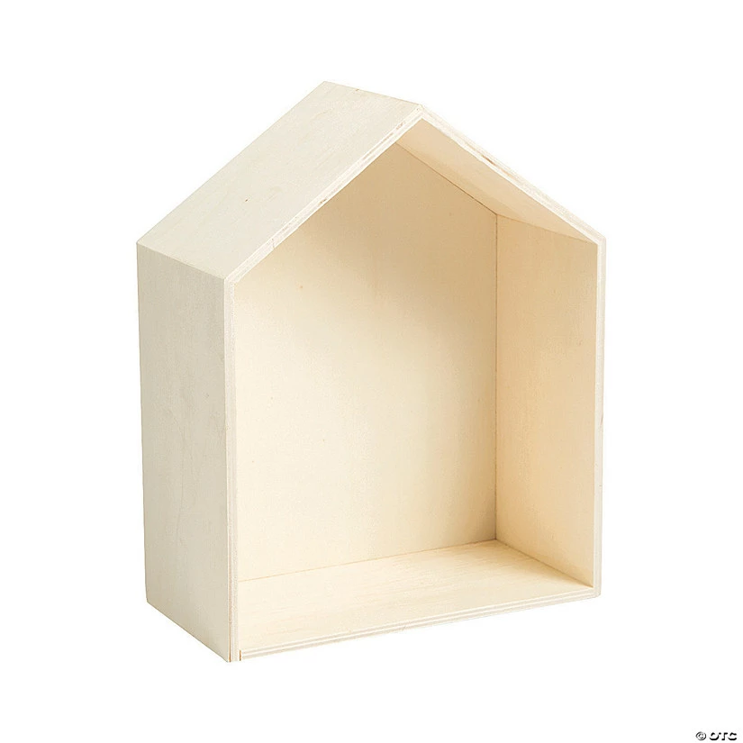 Best Sale ๐คฉ DIY Unfinished Wood House-Shaped Shadow Box ๐ 3 Best Sale ๐คฉ DIY Unfinished Wood House-Shaped Shadow Box ๐