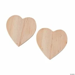 Flash Sale ๐ DIY Unfinished Wood Mini Hearts - 50 Pc. ๐