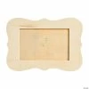 Wholesale 🥰 DIY Unfinished Wood Scallop Picture Frames - 6 Pc. 👏 -Crafts for Kids Sales diy unfinished wood scallop picture frames 6 pc 13777340