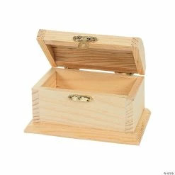 Deals 🔥 DIY Unfinished Wood Treasure Boxes - 12 Pc. 🥰