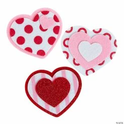New 🎉 Felt Valentine’s Day Heart Magnet Craft Kit - Makes 12 🎉
