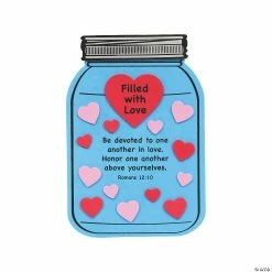 Crafts for Kids Sales 14 New ✨ Filled with Love Mason Jar Craft Kit - Makes 12 🧨