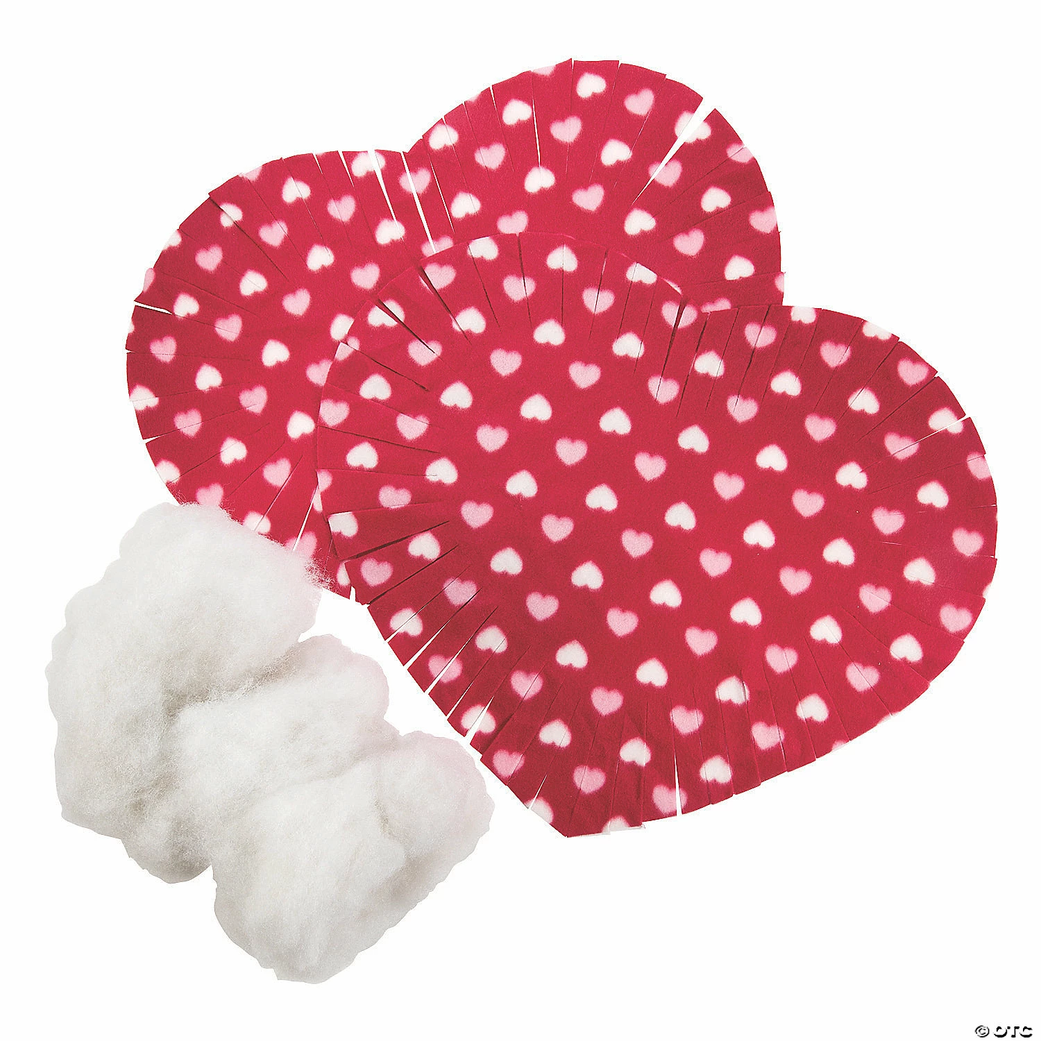 Best Sale ✔️ Fleece Valentine Heart Tied Pillow Craft Kit - Makes 6 🥰 4 Best Sale ✔️ Fleece Valentine Heart Tied Pillow Craft Kit - Makes 6 🥰 - Image 2