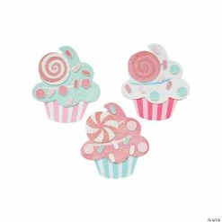 New ✨ Glitter Cupcake Magnet Craft Kit - Makes 12 ✨