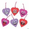 Budget ⌛ Goofy Valentine Heart Ornament Craft Kit - Makes 24 🧨 -Crafts for Kids Sales goofy valentine heart ornament craft kit makes 2413936039