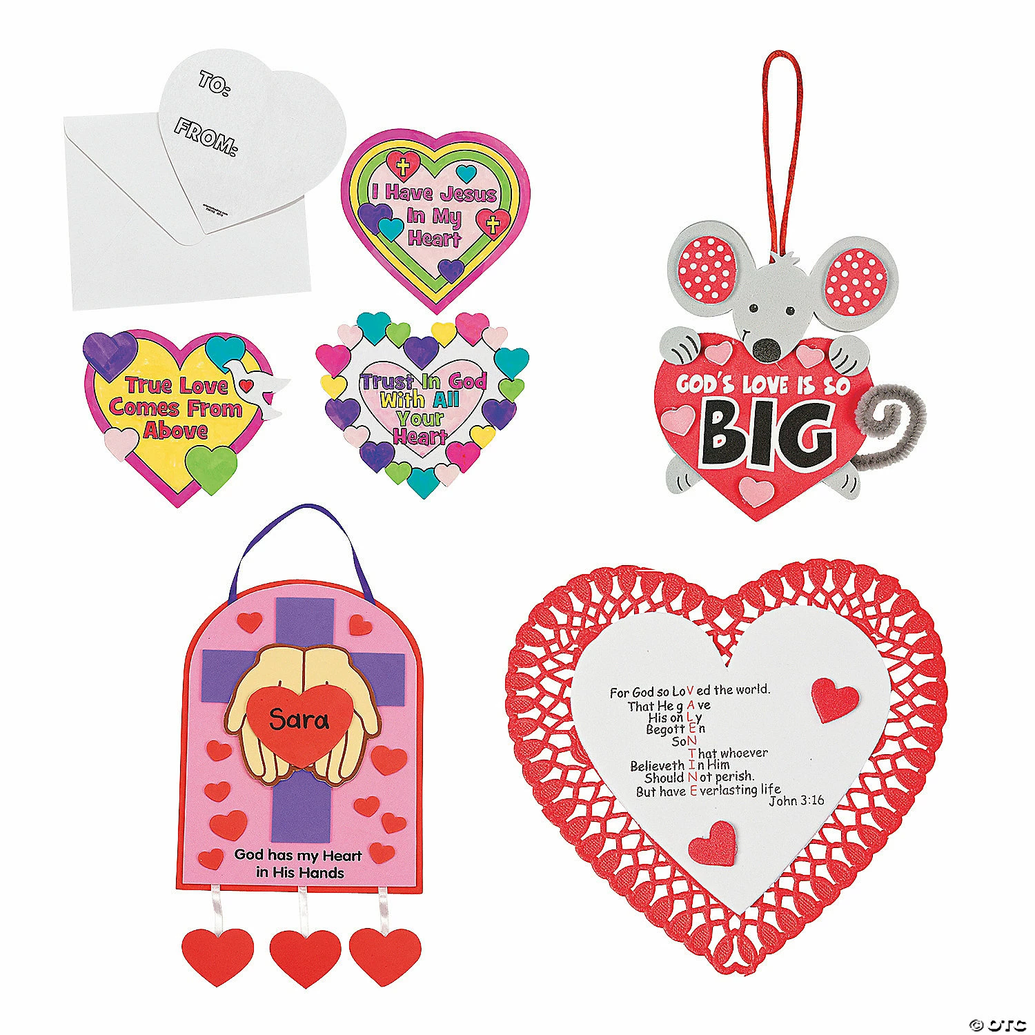 Hot Sale ⭐ Inspirational Valentine Craft Kit Assortment - Makes 60 💯 3 Hot Sale ⭐ Inspirational Valentine Craft Kit Assortment - Makes 60 💯