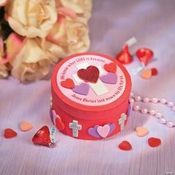 Flash Sale 😉 Inspirational Valentine Prayer Box Craft Kit - Makes 12 🎁 -Crafts for Kids Sales inspirational valentine prayer box craft kit makes 1213625839 a03