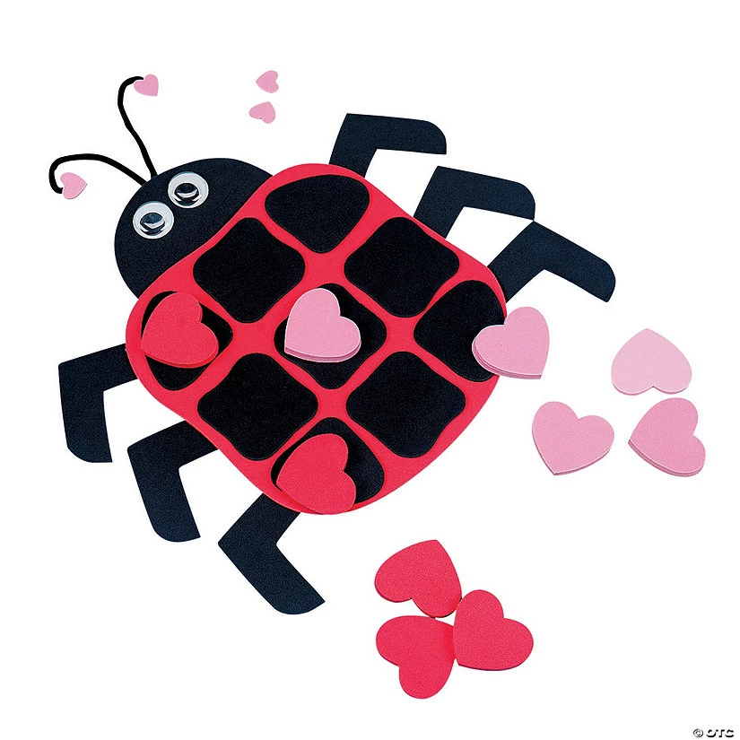 Brand new 🔥 Ladybug Valentine Tic-Tac-Toe Craft Kit - Makes 12 ⭐ 3 Brand new 🔥 Ladybug Valentine Tic-Tac-Toe Craft Kit - Makes 12 ⭐