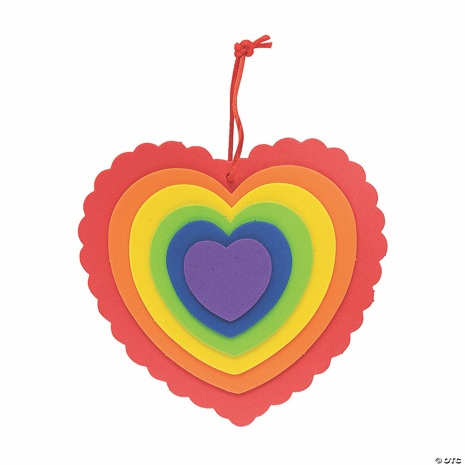 Wholesale ๐ Layered Rainbow Heart Ornament Craft Kit - Makes 12 ๐ฅฐ 3 Wholesale ๐ Layered Rainbow Heart Ornament Craft Kit - Makes 12 ๐ฅฐ