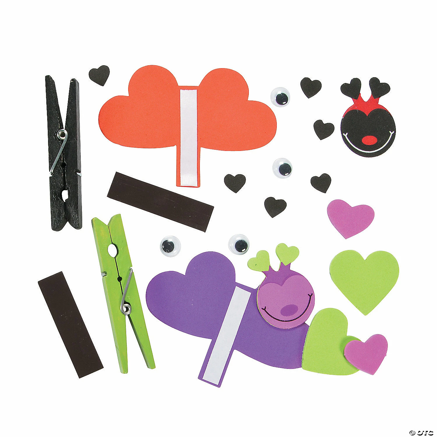 New โ๏ธ Love Bug Clothespin Craft Kit - Makes 12 ๐ 4 New โ๏ธ Love Bug Clothespin Craft Kit - Makes 12 ๐ - Image 2