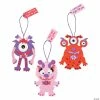 Wholesale 😍 Monster Valentine Ornament Craft Kit - Makes 12 🔥 -Crafts for Kids Sales monster valentine ornament craft kit makes 1248 7488