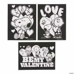 Buy 🥰 Peanuts® Color Your Own Fuzzy Valentine's Day Posters - 24 Pc. 🤩