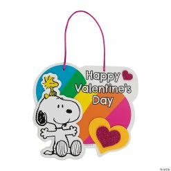 Cheap 🛒 Peanuts® Valentine Heart Sign Craft Kit 🧨