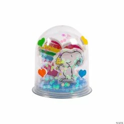 Cheapest ๐ฅ Peanutsยฎ Valentine's Day Glitter Snow Globe Craft Kit - Makes 12 ๐