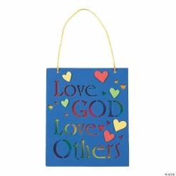 Coupon โ๏ธ Printed Godโs Love Sign Craft Kit- Makes 12 ๐