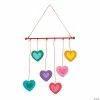 Wholesale 😉 Rainbow Hanging Heart Mobile Craft Kit - Makes 6 ✔️ -Crafts for Kids Sales rainbow hanging heart mobile craft kit makes 614096975