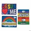 Hot Sale 👏 Religious Mosaic Craft Kit - Makes 12 🌟 -Crafts for Kids Sales religious mosaic craft kit makes 1213743004