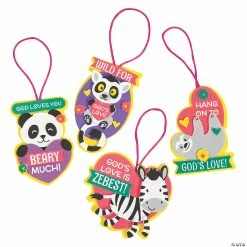 Deals 🧨 Religious Valentine Animal Ornament Craft Kit - Makes 12 🥰