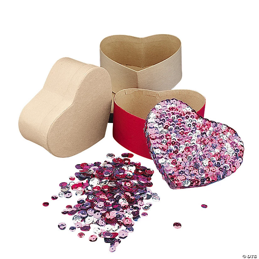 Coupon π€© Sequin Hearts Box Craft Kits - Makes 12 β¨ 3 Coupon π€© Sequin Hearts Box Craft Kits - Makes 12 β¨