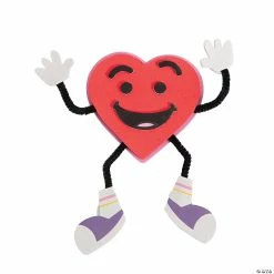 New ✔️ Smile Heart Valentine Magnet Craft Kit - Makes 12 ❤️