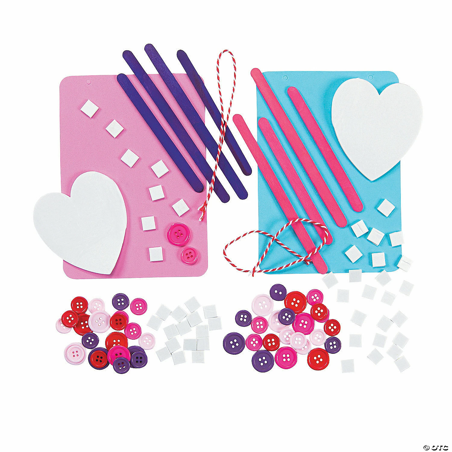 Outlet ๐ Valentine Button Frame Craft Kit- Makes 12 ๐ 4 Outlet ๐ Valentine Button Frame Craft Kit- Makes 12 ๐ - Image 2