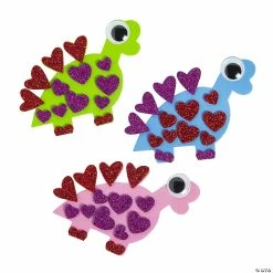 Best Pirce 👏 Valentine Dinosaur Magnet Craft Kit - Makes 12 🎉