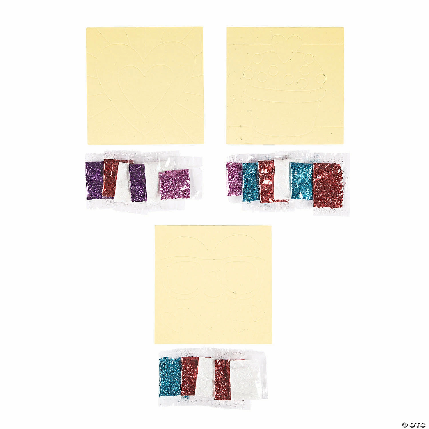 Budget ๐ Valentine Glitter Art Pictures - 12 Pc. ๐ 4 Budget ๐ Valentine Glitter Art Pictures - 12 Pc. ๐ - Image 2