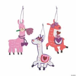 Best Pirce 😍 Valentine Llama Ornament Craft Kit - Makes 12 🌟
