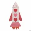 Best deal 🛒 Valentine Rocket Ship Magnet Craft Kit - Makes 12 ❤️
